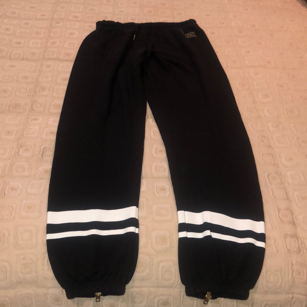 Black Victoria’s Secret pink sweatpants